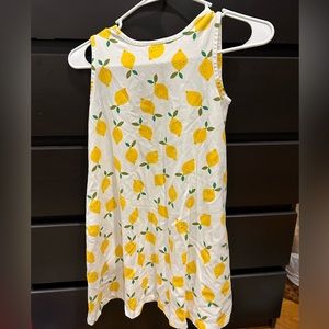 Hanna Andersson lemon dress size 8